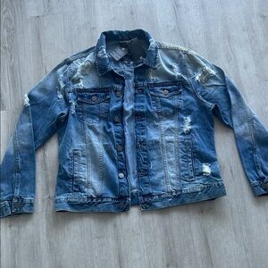 Distressed Blue Denim Jacket
